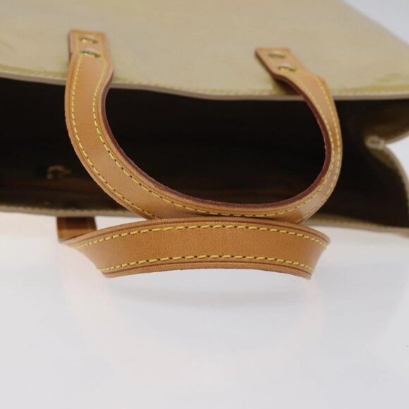 LOUIS VUITTON Monogram Vernis Reade PM Hand Bag Beige M91334 LV Auth 120540 - Picture 8 of 16